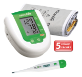 Tlakomer Microlife BP 3AG1 + teplomerom MT 3001 + Adaptér ZDARMA
