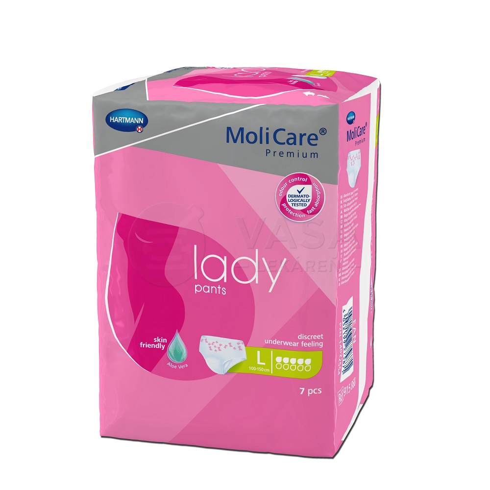 MoliCare Premium Lady Pants,veľkosť L,5 kvapiek - Inkontinenčné dámske nohavičky