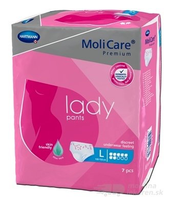 MoliCare Premium Lady Pants,veľkosť L,7 kvapiek - Inkontinenčné dámske nohavičky