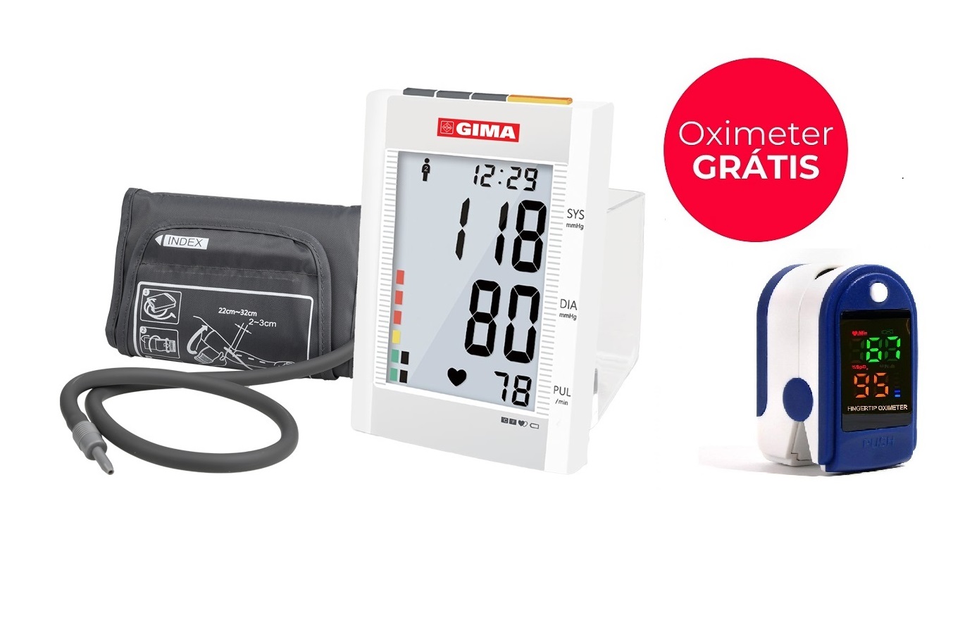 Profesionálny tlakomer DOMINO + oximeter grátis