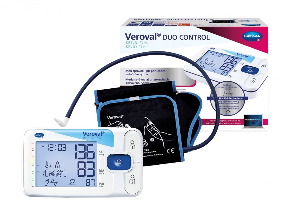 Tlakomer Veroval Duo Control s manžetou L (32-42 cm)