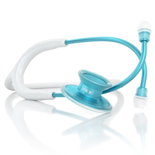 MDF 747XP Acoustica Deluxe Lightweight Dual Head - White/Light Blue 