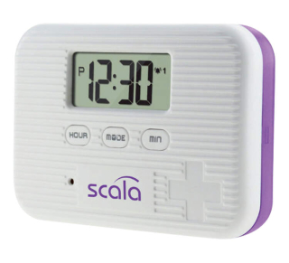 Scala SC 6 Dávkovač liekov s časovačom 6-priehradkový
