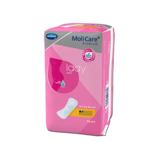 MoliCare® Premium lady pad, 1,5 kvapiek - Inkontinenčné dámske vložky, 14 ks