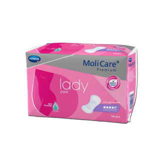 MoliCare® Premium lady pad, 4,5 kvapiek - Inkontinenčné dámske vložky, 14 ks