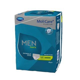 MoliCare Premium Men Pants,veľkosť M, 5 kvapiek - Inkontinenčné pánske nohavičky
