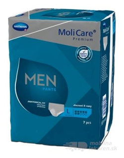 MoliCare Premium Men Pants,veľkosť L, 7 kvapiek - Inkontinenčné pánske nohavičky